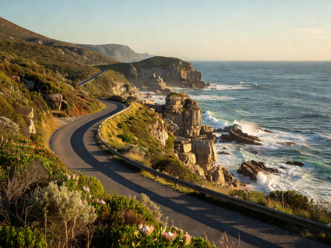 South Africa Coastal Garden Route Road